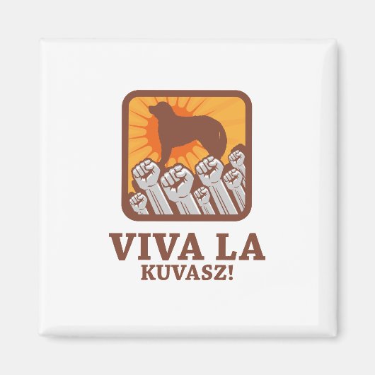 Kuvasz Magneet (Voorkant)