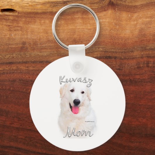Kuvasz Mom 2 Sleutelhanger (Voorkant)