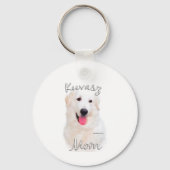 Kuvasz Mom 2 Sleutelhanger (Achterkant)