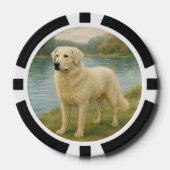Kuvasz Poker Chips (Voorkant)