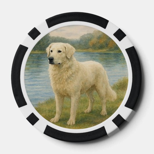 Kuvasz Poker Chips (Achterkant)