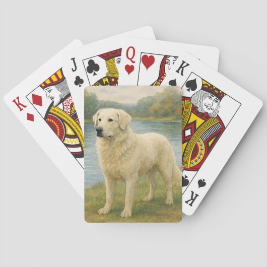 Kuvasz Pokerkaarten (Achterkant)