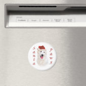 Kuvasz Santa Paws Magneet (Insitu (Vaatwasser))