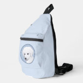 Kuvasz schilderij Hongaarse Schattigee originele h Sling Bag (Rechterhoek)