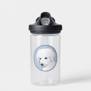 Kuvasz Schilderij - Mooie Originele Hond Kunst Waterfles