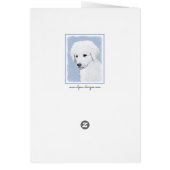 Kuvasz-schildering - Cute Original Dog Art (Achterkant)