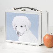 Kuvasz-schildering - Cute Original Dog Art (In situ)