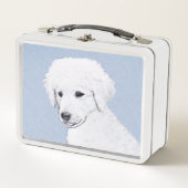 Kuvasz-schildering - Cute Original Dog Art (Voorkant)