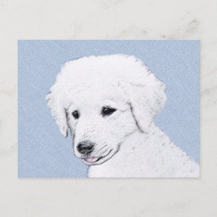 Kuvasz-schildering - Cute Original Dog Art Briefkaart