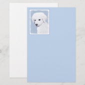 Kuvasz-schildering - Cute Original Dog Art Briefpapier (Voorkant / Achterkant)
