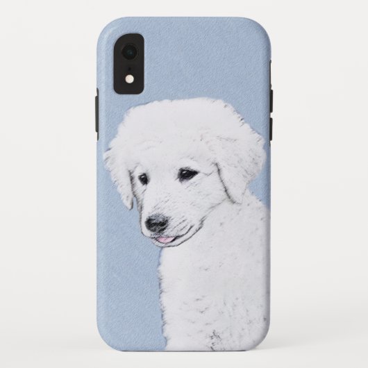 Kuvasz-schildering - Cute Original Dog Art Case-Mate iPhone Case (Achterkant)