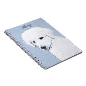 Kuvasz-schildering - Cute Original Dog Art Notitieboek (Rechterzijde)