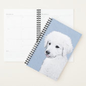 Kuvasz-schildering - Cute Original Dog Art Planner (Display)