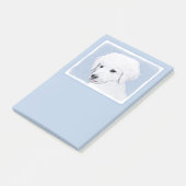 Kuvasz-schildering - Cute Original Dog Art Post-it® Notes (Schuin)