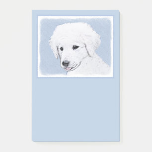 Kuvasz-schildering - Cute Original Dog Art Post-it® Notes