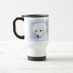 Kuvasz-schildering - Cute Original Dog Art Reisbeker