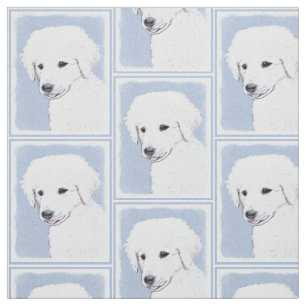 Kuvasz-schildering - Cute Original Dog Art Stof