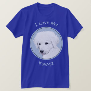 Kuvasz-schildering - Cute Original Dog Art T-shirt