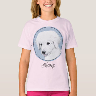 Kuvasz-schildering - Cute Original Dog Art T-shirt