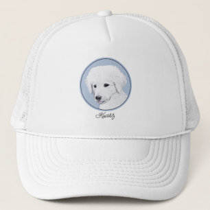 Kuvasz-schildering - Cute Original Dog Art Trucker Pet