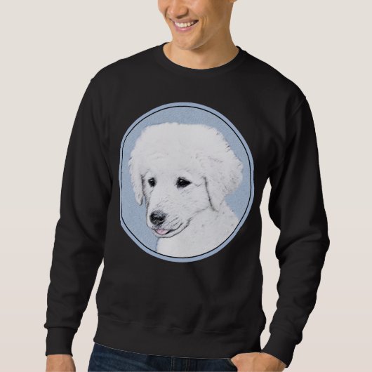 Kuvasz-schildering - Cute Original Dog Art Trui (Voorkant)
