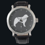 Kuvasz Silhouette Horloge<br><div class="desc"></div>