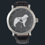 Kuvasz Silhouette Horloge<br><div class="desc"></div>