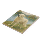 Kuvasz Tegeltje (Zijkant)