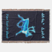 Kuvianak Innovia - Blue Cariou (rendier) Deken (Voorkant)