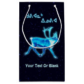 Kuvianak Innovia - Blue Cariou (rendier) Klein Cadeauzakje (Achterkant)