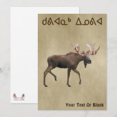 Kuvianak Innovia - Bull Moose op oud papier (Voorkant / Achterkant)