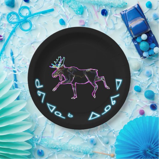 Kuvianak Innovia - Electric Moose Papieren Bordje (Feest)