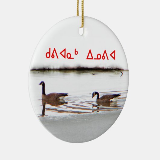 Kuvianak Innovia - Honkers - Canada Gese Keramisch Ornament (Rechts)