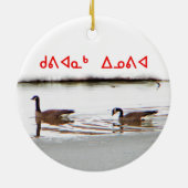 Kuvianak Innovia - Honkers - Canada Gese Keramisch Ornament (Achterkant)