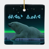 Kuvianak Innovia - Ice Edge Polar Beer Keramisch Ornament (Achterkant)