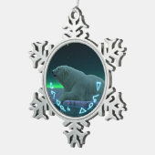 Kuvianak Innovia - Ice Edge Polar Beer Tin Sneeuwvlok Ornament (Rechts)