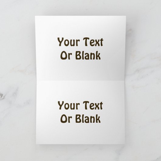 Kuvianak Innovia - Kodiakbeer op kariboeibont Feestdagen Kaart (Binnen)