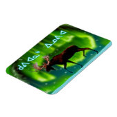Kuvianak Innovia - Northern Lights Moose Magneet (Linkerzijde)