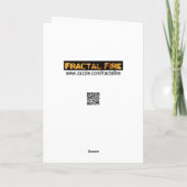 Kuvianak Innovia op Starfield Feestdagen Kaart (Achterkant)