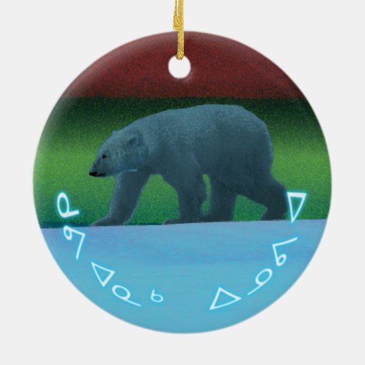 Kuvianak Innovia - Polar Lights Polar Beer Keramisch Ornament (Achterkant)
