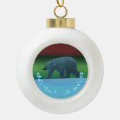 Kuvianak Innovia - Polar Lights Polar Beer Keramische Bal Ornament (Voorkant)