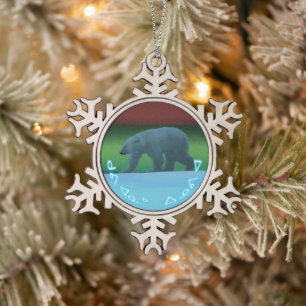 Kuvianak Innovia - Polar Lights Polar Beer Tin Sneeuwvlok Ornament