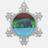 Kuvianak Innovia - Polar Lights Polar Beer Tin Sneeuwvlok Ornament (Voorkant)