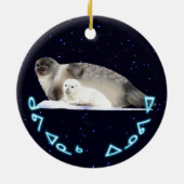 Kuvianak Innovia - Ringed zegel Keramisch Ornament (Achterkant)