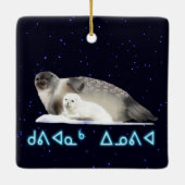 Kuvianak Innovia - Ringed zegel Keramisch Ornament (Achterkant)