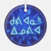 Kuvianak Innovia - Snowburst Glas Ornament (Voorkant)