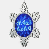 Kuvianak Innovia - Snowburst Tin Sneeuwvlok Ornament (Rechts)