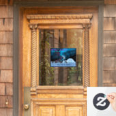 Kuvianak Innovia - Ver Noord Kerst Raamsticker (Huis Deur)