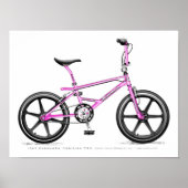 Kuwahara Magicia Pro LixBMX  BMX-schets Poster (Voorkant)