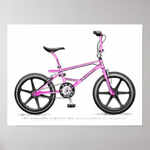 Kuwahara Magicia Pro LixBMX  BMX-schets Poster